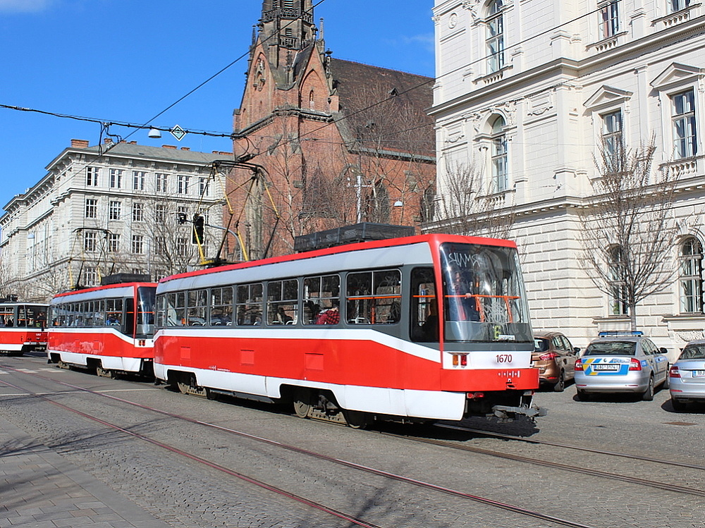 Брно, Tatra T3RF № 1670