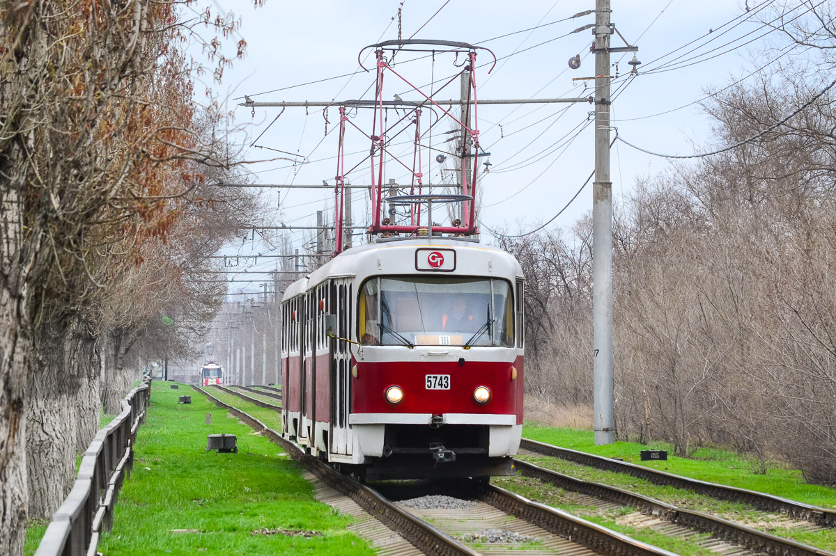 Волгоград, Tatra T3SU № 5743