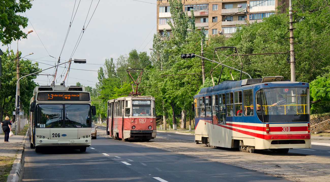 Мариуполь, 71-605 (КТМ-5М3) № 987