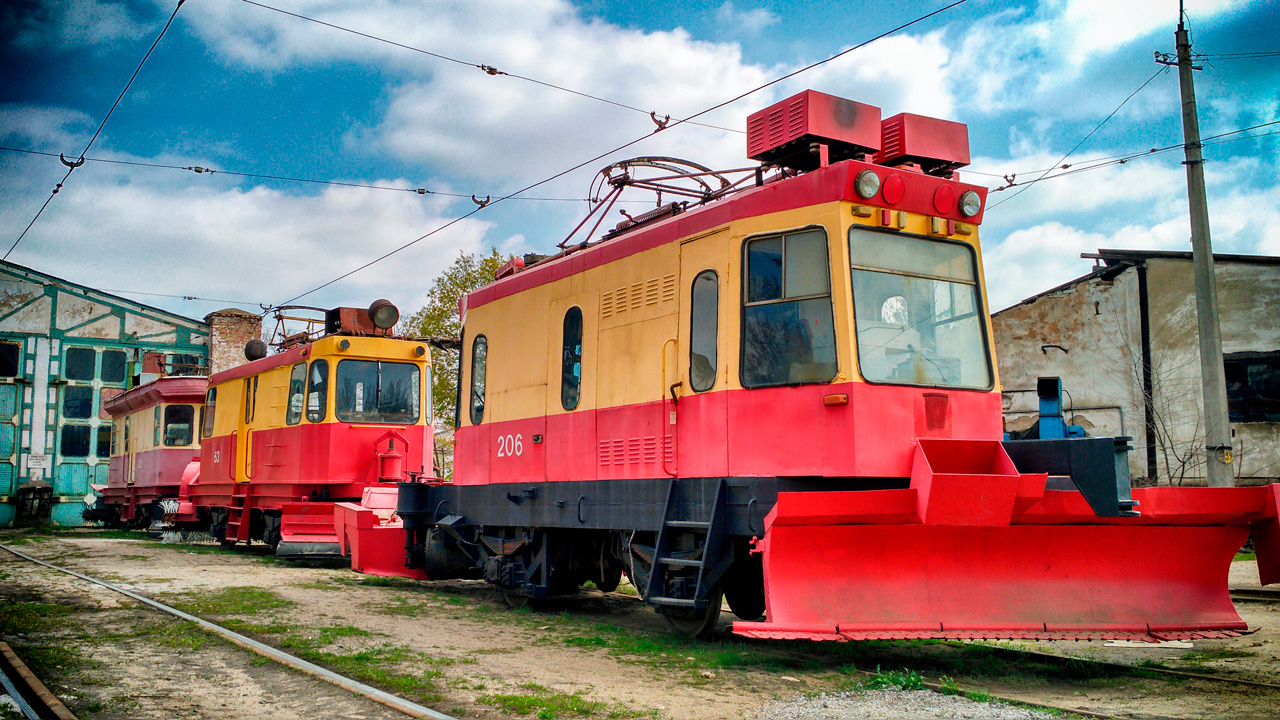 Mykolaïv, GS-4 (GVRZ) N°. 62; Mykolaïv, GS-4 N°. 63; Mykolaïv, VTK-01 N°. 206