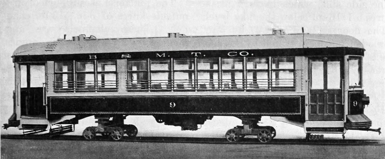 Bridgeton, Brill 4-axle motor car # 9