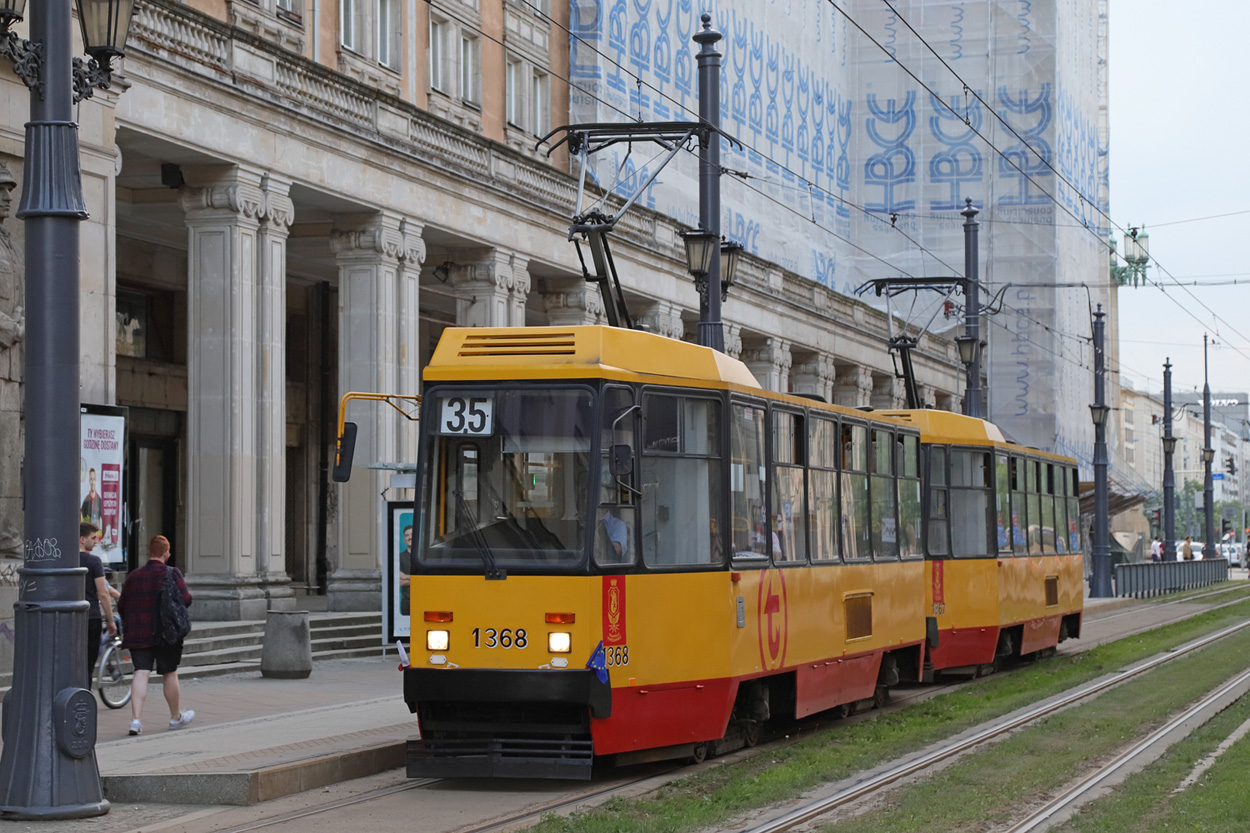 Варшава, Konstal 105Na № 1368