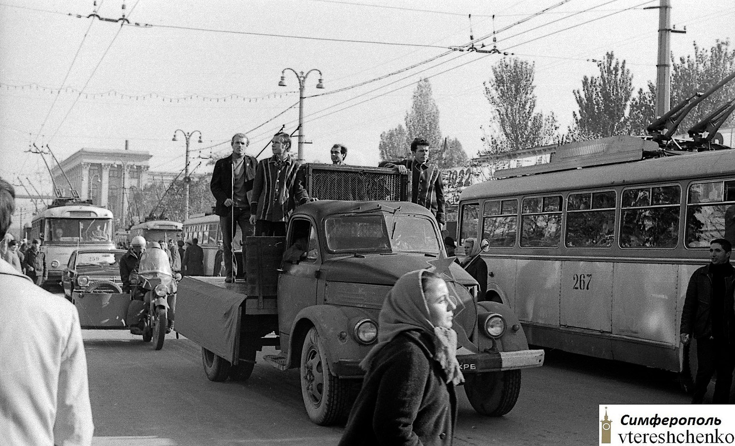 Крымский троллейбус, Škoda 9Tr9 № 259; Крымский троллейбус, Škoda 9Tr9 № 267; Крымский троллейбус — Исторические фотографии (1959 — 2000)