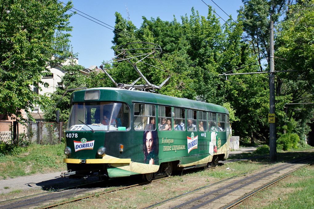 Odesa, Tatra T3R.P # 4078