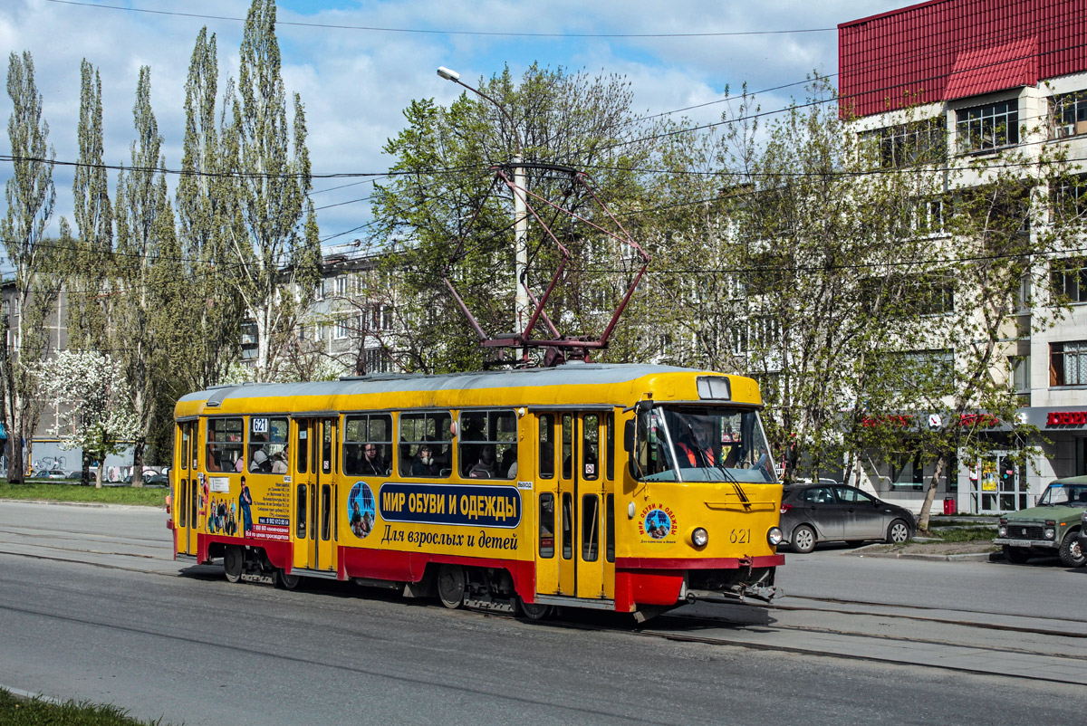 Екатеринбург, Tatra T3SU (двухдверная) № 621