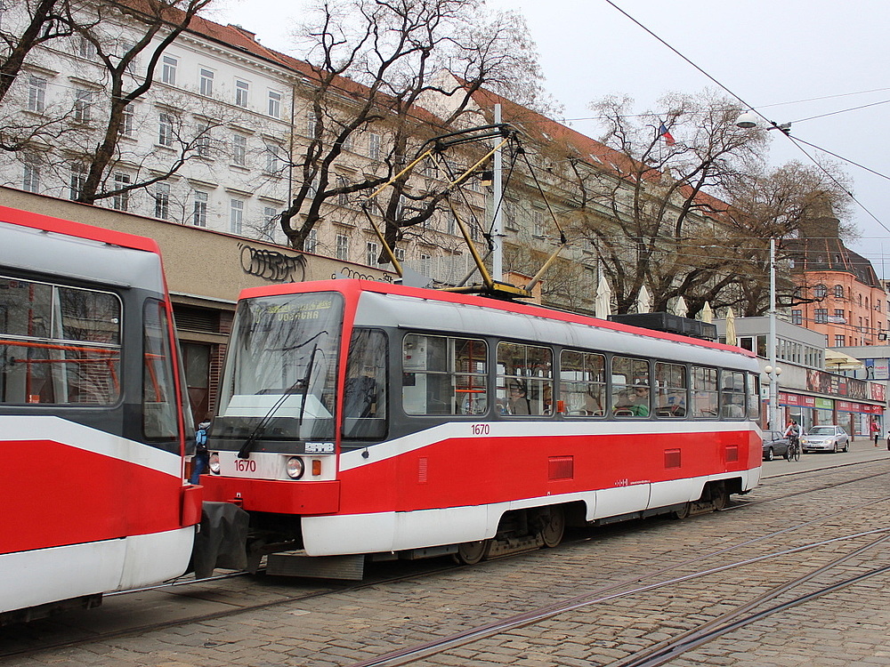 Брно, Tatra T3RF № 1670