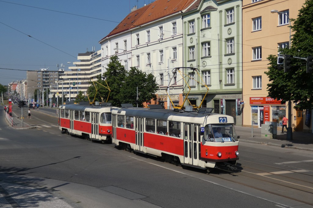 Прага, Tatra T3SUCS № 7191