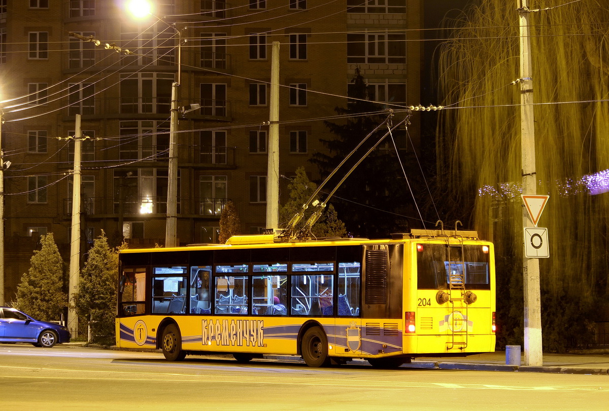 Кременчуг, ЛАЗ E183D1 № 204