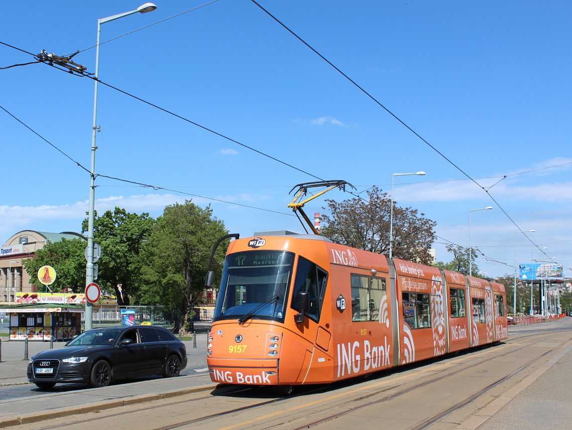 Прага, Škoda 14T Elektra № 9157
