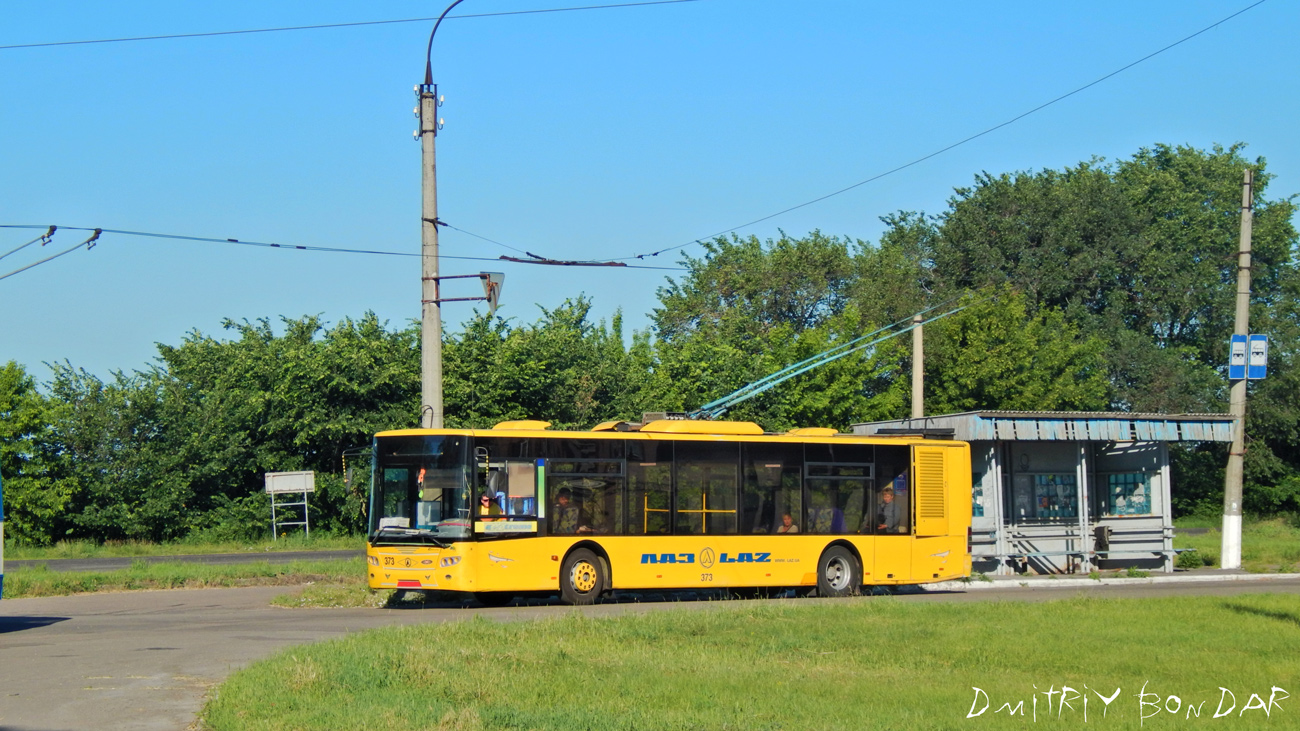 Черкассы, ЛАЗ E183D1 № 373