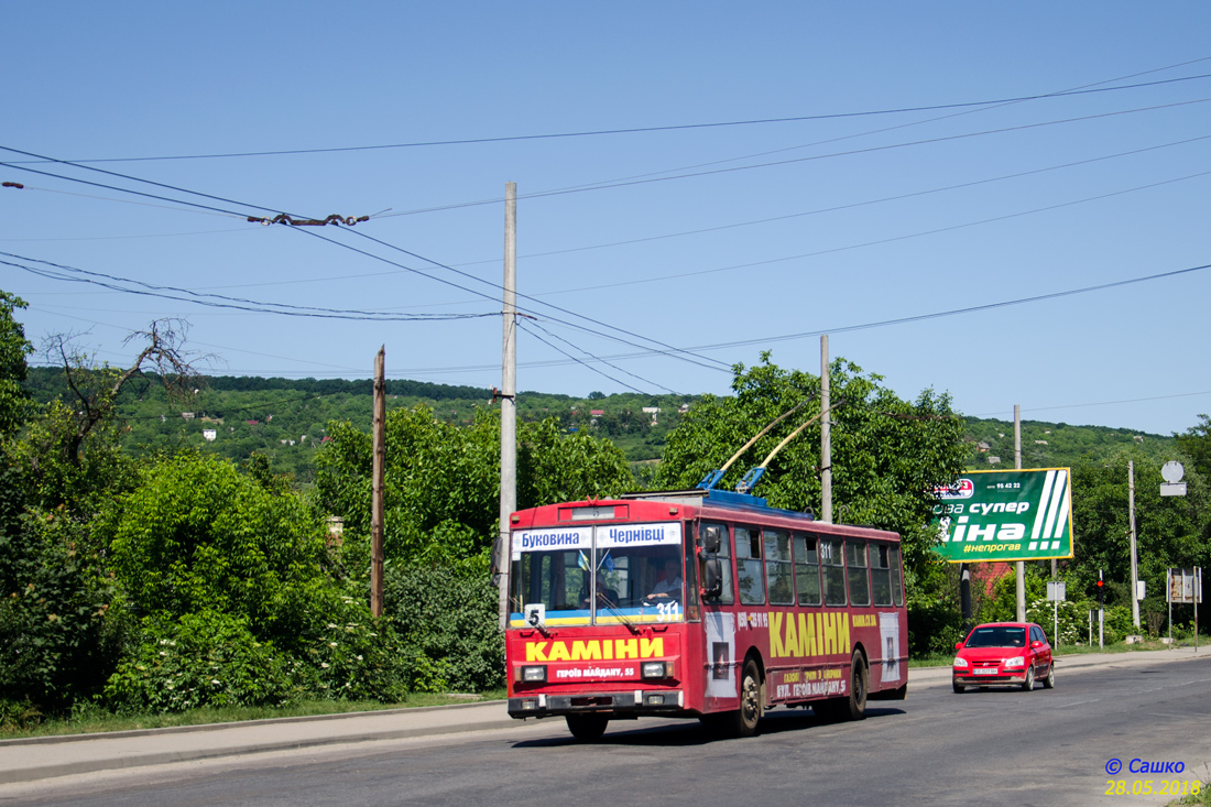 Tchernivtsi, Škoda 14Tr11/6 N°. 311 Tchernivtsi, Škoda 14Tr11/6 N°. 311
