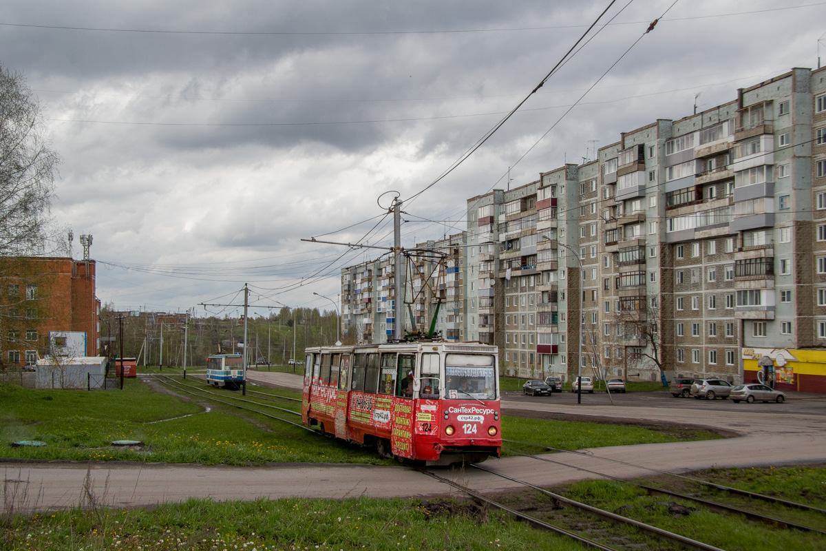 Прокопьевск, 71-605 (КТМ-5М3) № 124 Прокопьевск, 71-605 (КТМ-5М3) № 124