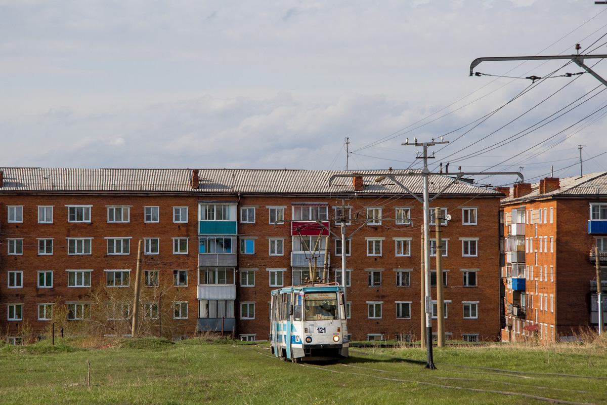Prokopyevsk, 71-605 (KTM-5M3) № 121 Prokopyevsk, 71-605 (KTM-5M3) № 121