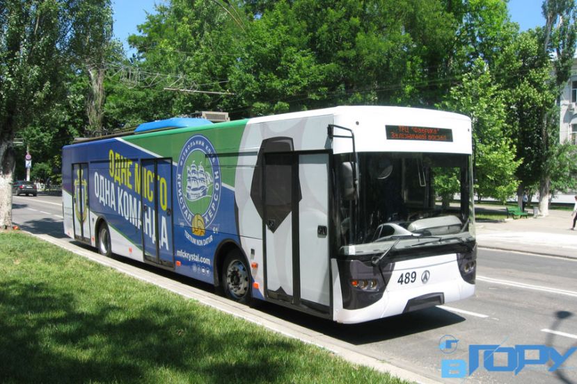 Херсон, ЛАЗ E183D1 № 489