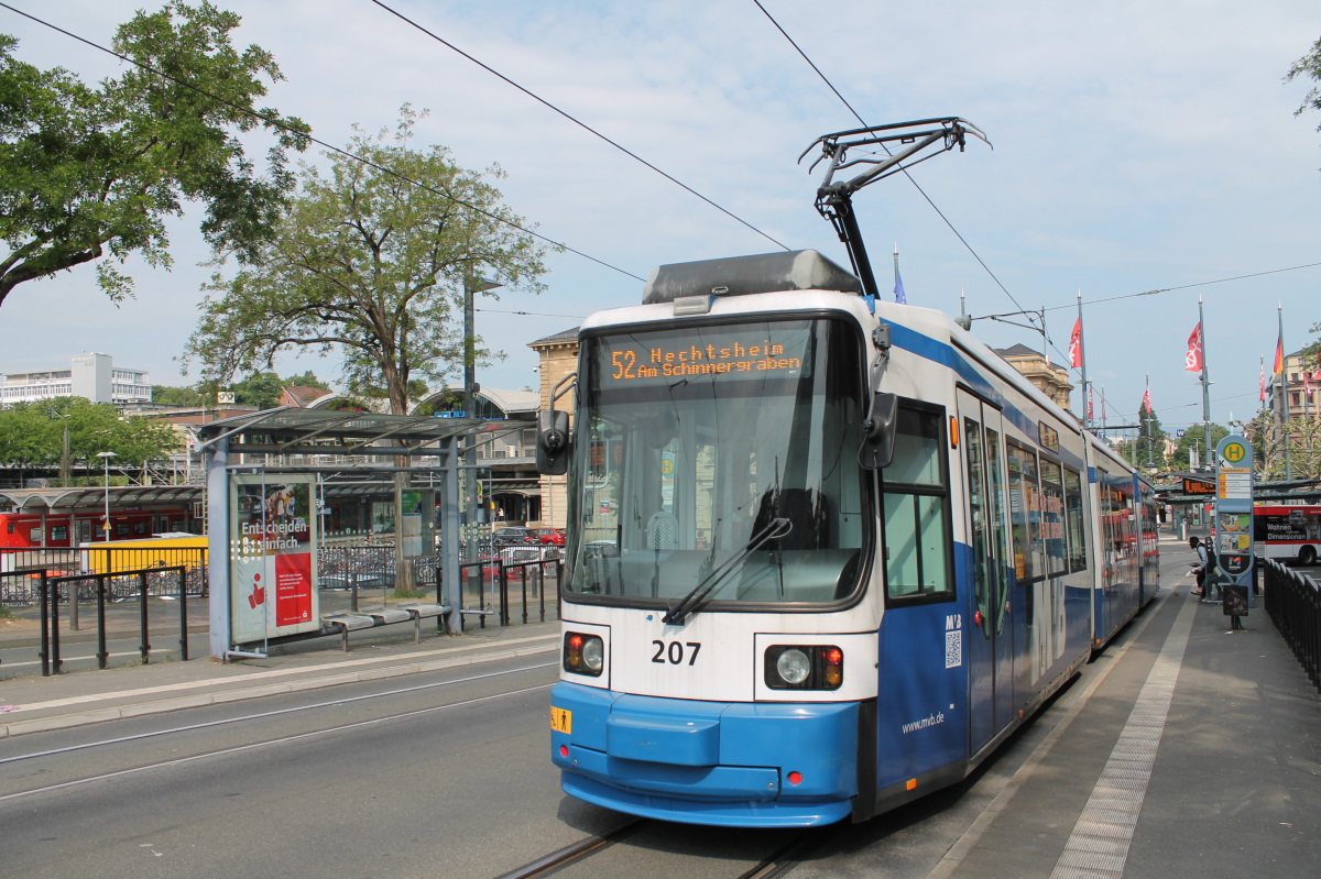 Mainz, Adtranz GT6M-ZR № 207