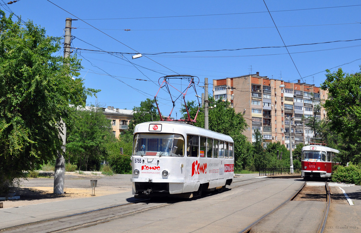 Волгоград, Tatra T3SU № 5755