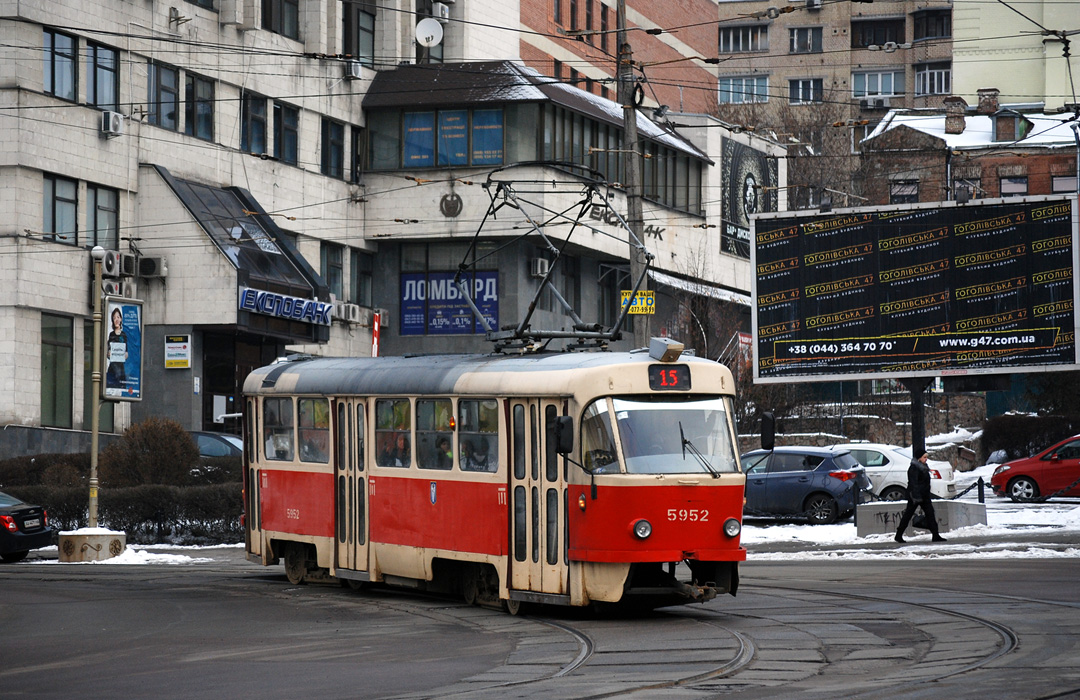 Киев, Tatra T3SU № 5952