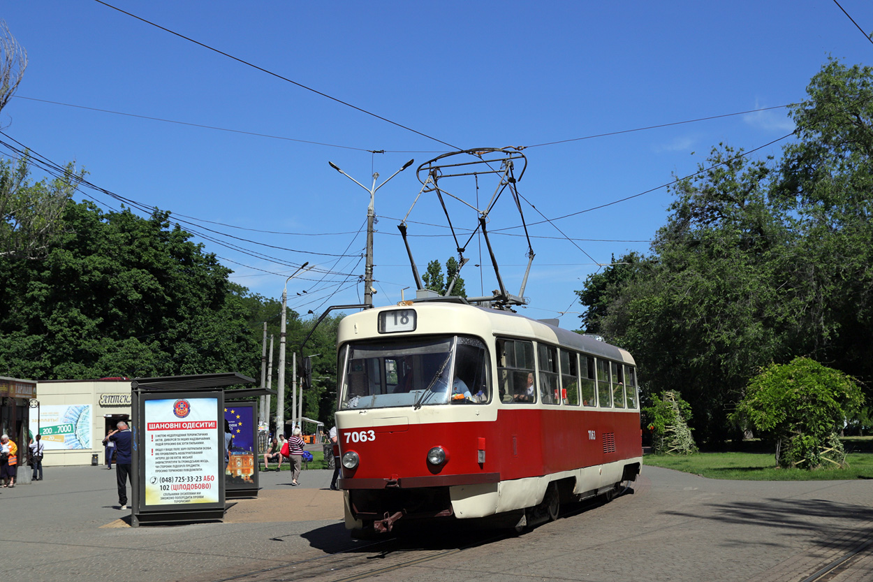 Одесса, Tatra T3SUCS № 7063