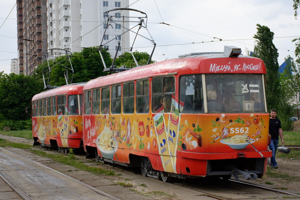 Киев, Tatra T3SU № 5562