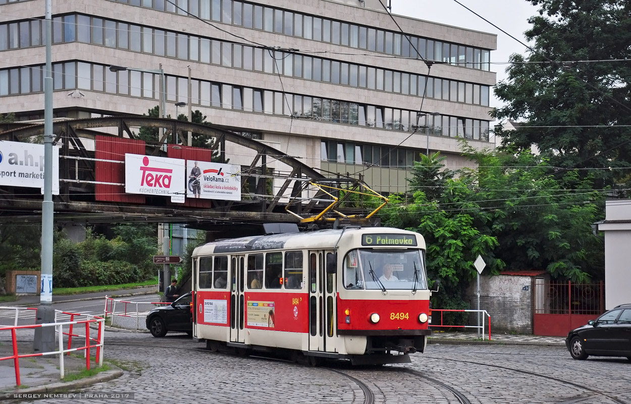 Прага, Tatra T3R.P № 8494