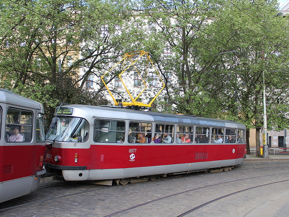Прага, Tatra T3R.P № 8577