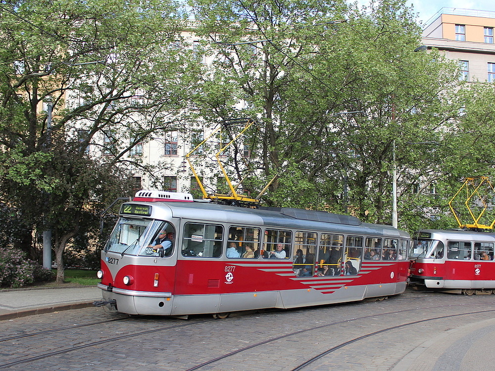Прага, Tatra T3R.PLF № 8277