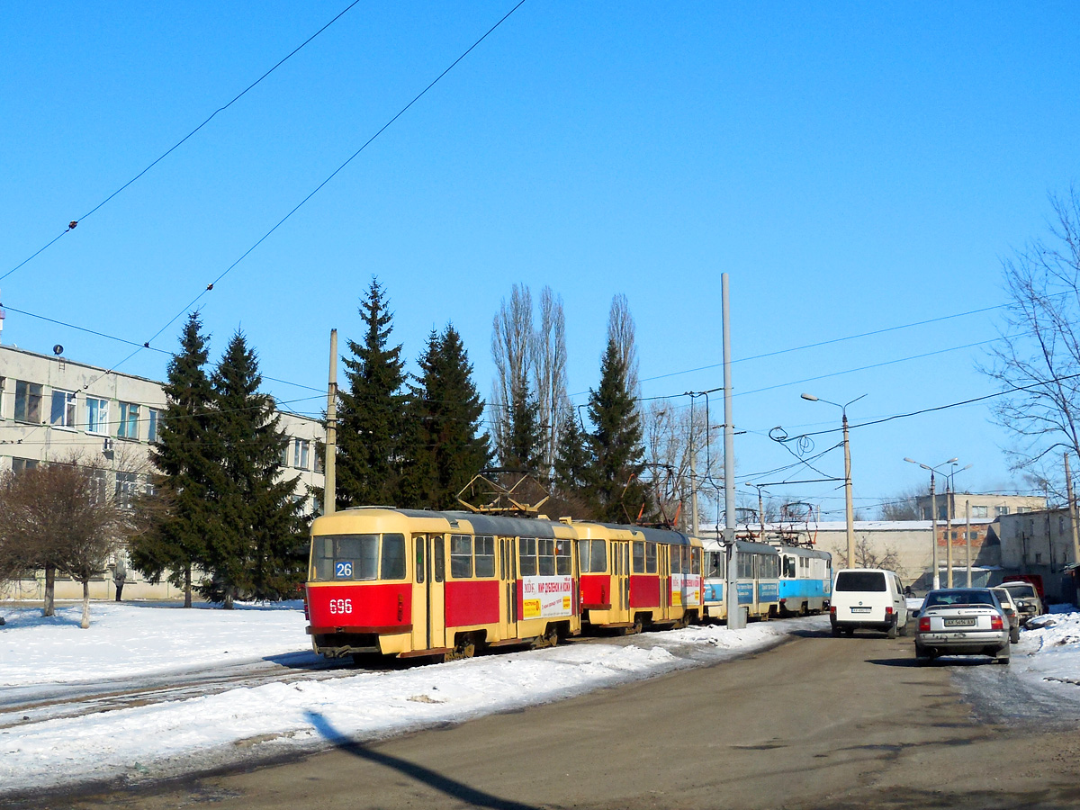Харьков, Tatra T3SU № 696