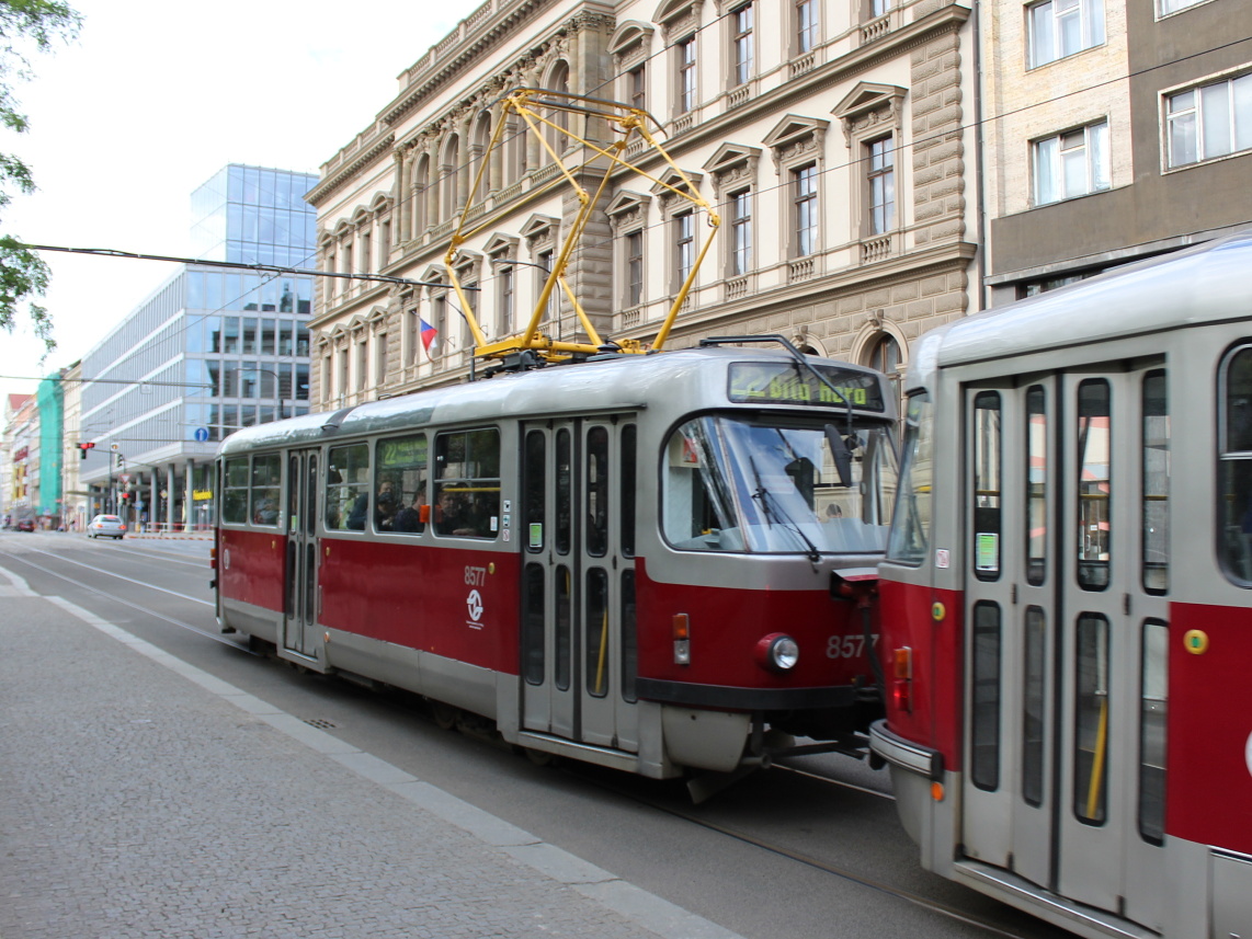Прага, Tatra T3R.P № 8577