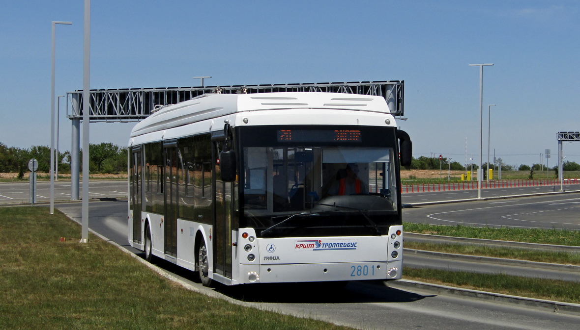 Крымский троллейбус, Тролза-5265.03 «Мегаполис» № 2801; Крымский троллейбус — Движение троллейбусов без КС (автономный ход)