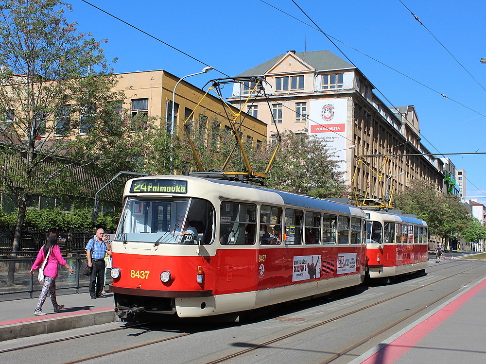 Прага, Tatra T3R.P № 8437