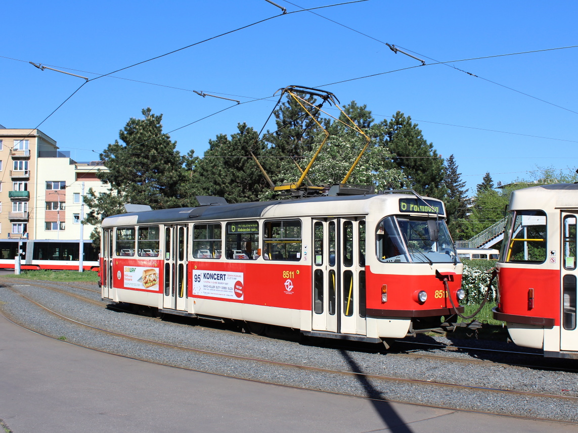 Прага, Tatra T3R.P № 8511