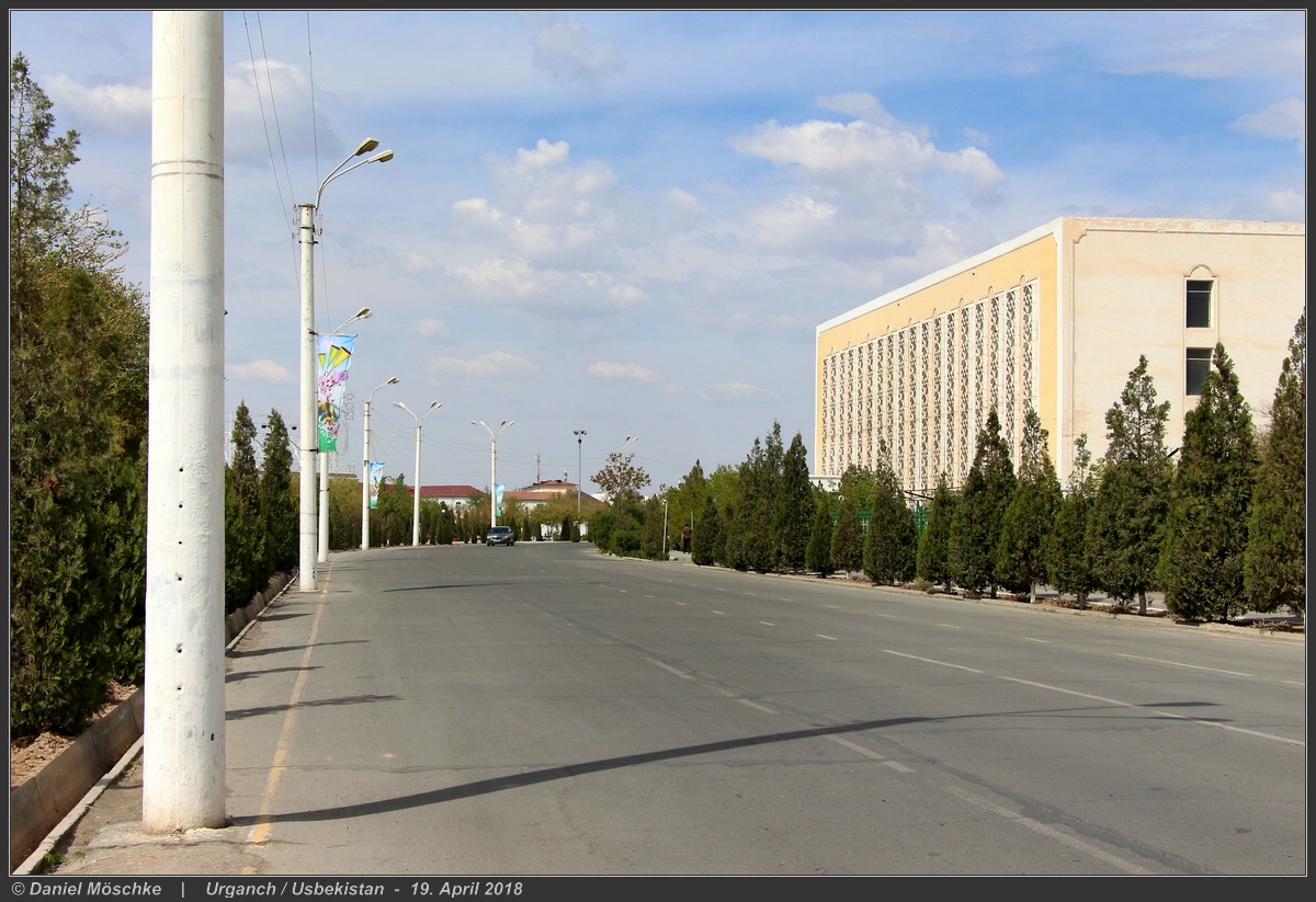 Ургенч — Троллейбусная сеть и инфраструктура