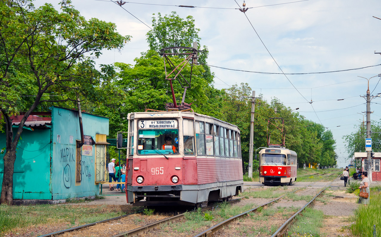 Мариуполь, 71-605 (КТМ-5М3) № 965
