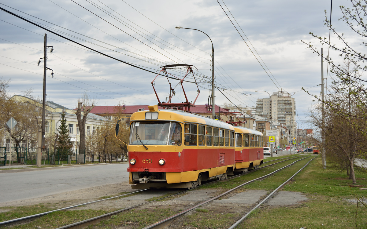 Екатеринбург, Tatra T3SU № 650