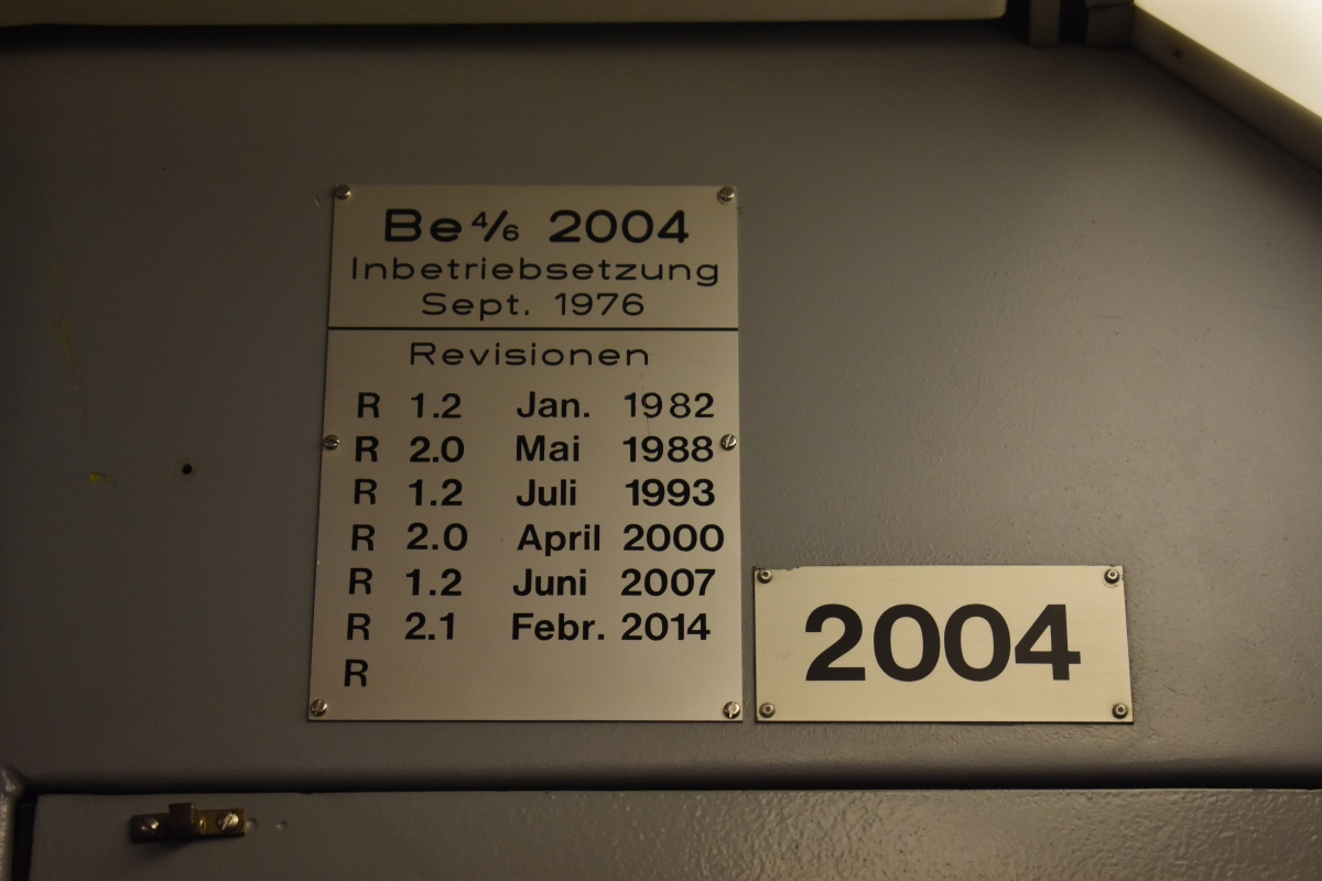 Цюрих, SWS/SWP/BBC Be 4/6 "Tram 2000" № 2004