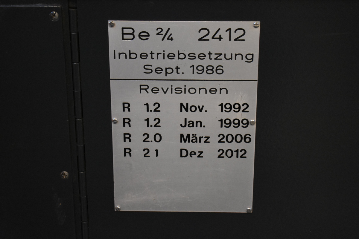 Цюрих, SWP/SIG/BBC Be 2/4 "Tram 2000 Pony" № 2412