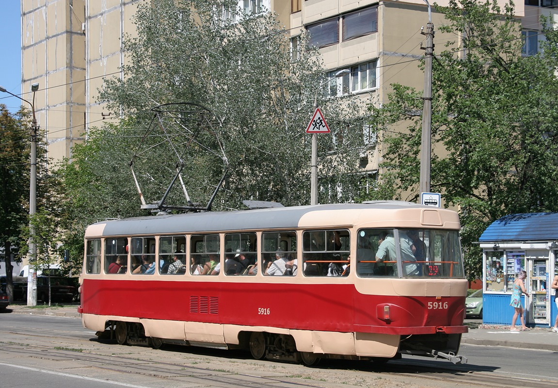 Киев, Tatra T3P № 5916