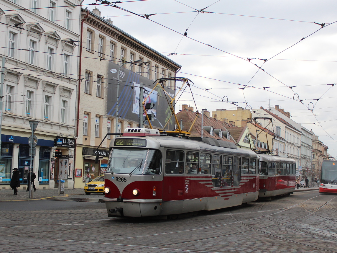Прага, Tatra T3R.PLF № 8265
