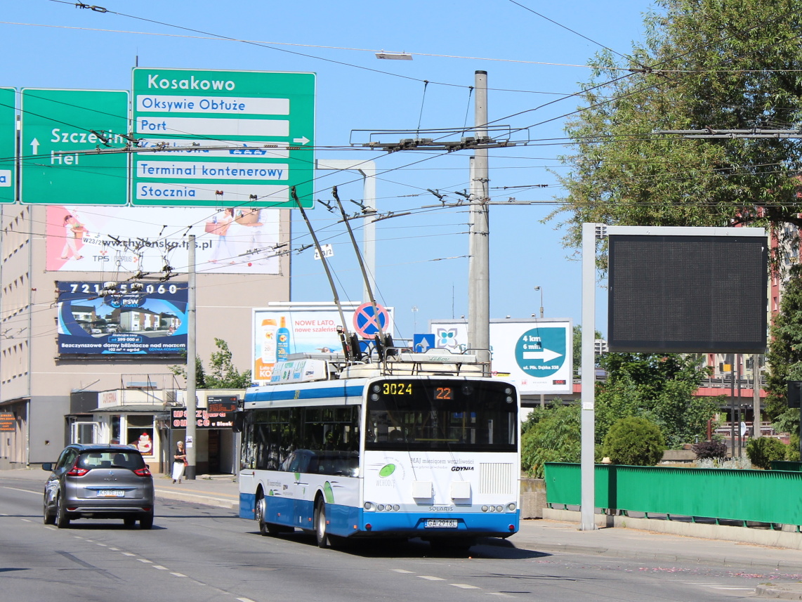 Гдыня, Solaris Trollino III 12 M № 3024