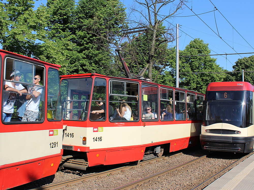 Гданьск, Konstal 105NaD № 1416