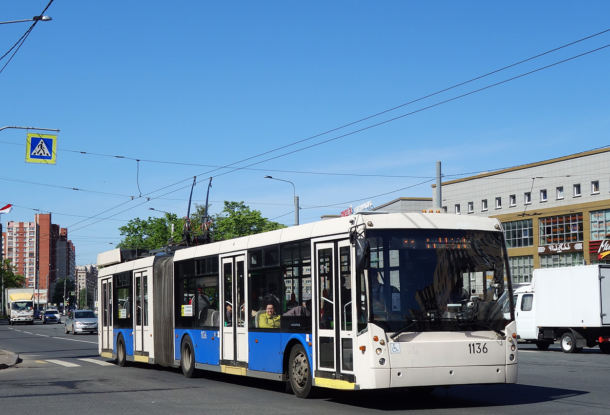 Санкт-Петербург, Тролза-6206.01 «Мегаполис» № 1136