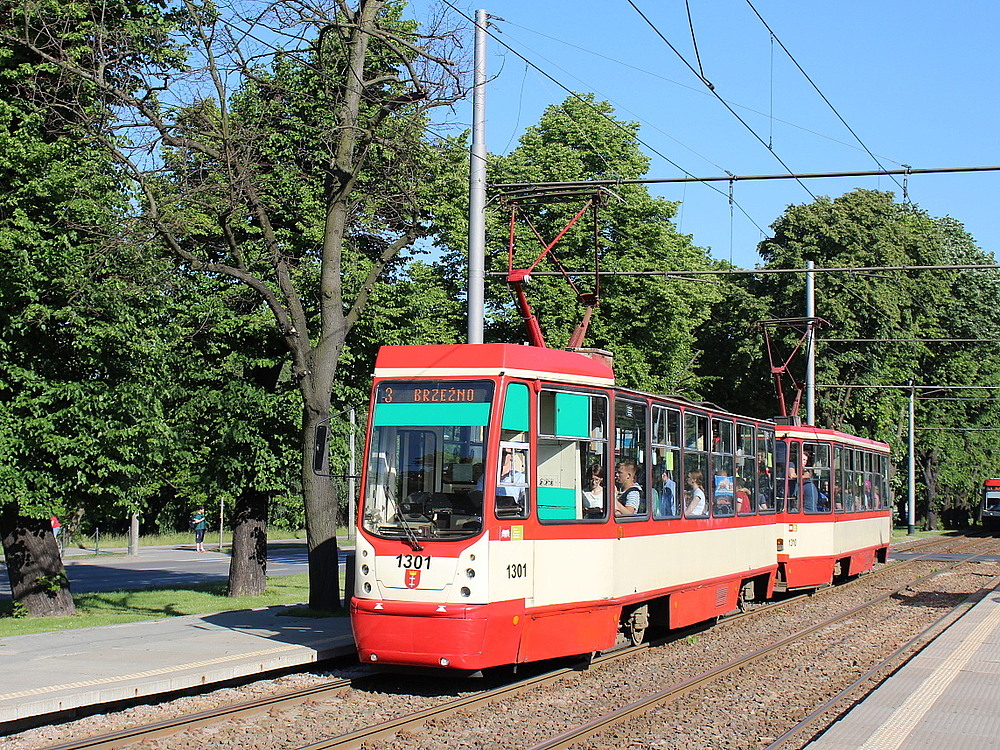 Гданьск, Konstal 105Na № 1301