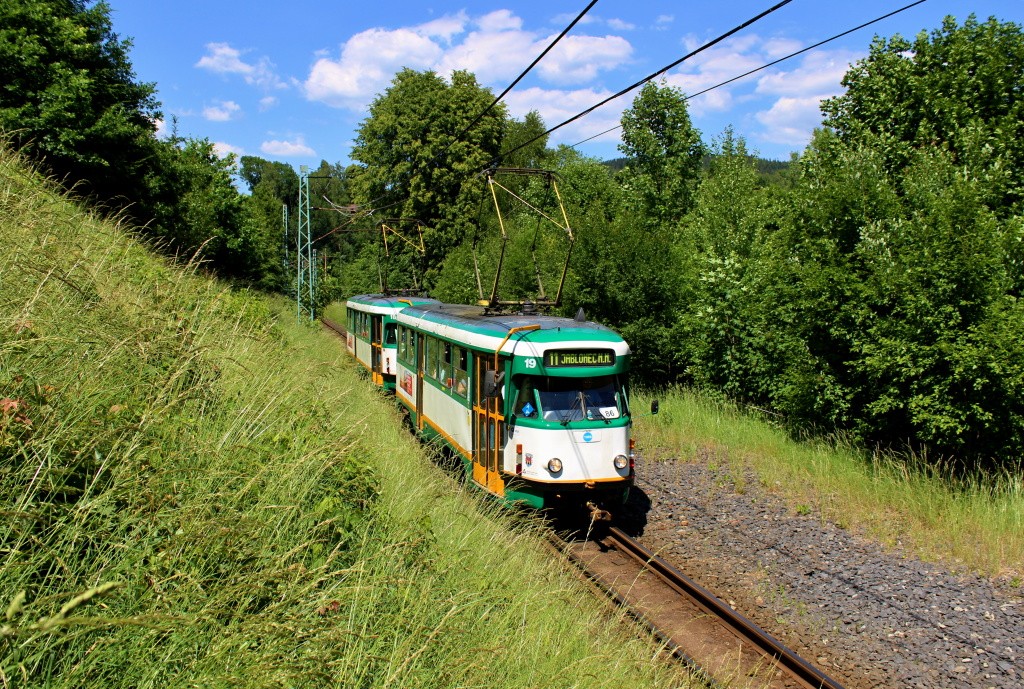 Либерец ― Яблонец-над-Нисой, Tatra T2R № 19 Либерец ― Яблонец-над-Нисой, Tatra T2R № 19