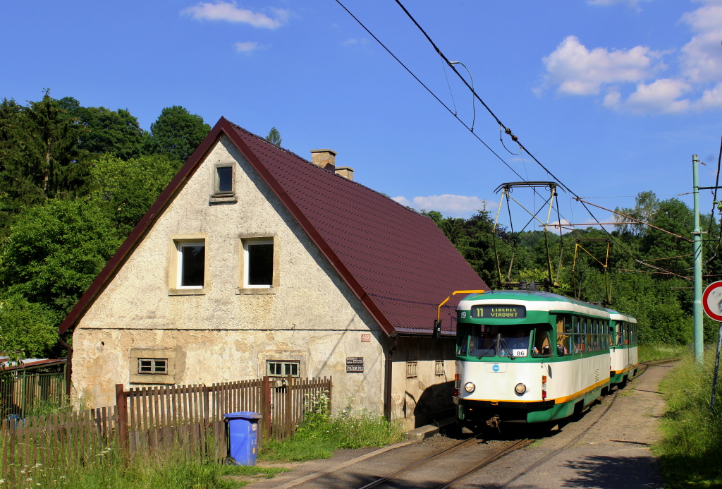 Либерец ― Яблонец-над-Нисой, Tatra T2R № 19 Либерец ― Яблонец-над-Нисой, Tatra T2R № 19