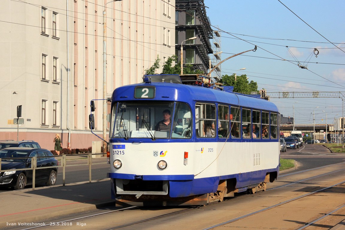 Рига, Tatra T3A № 31215