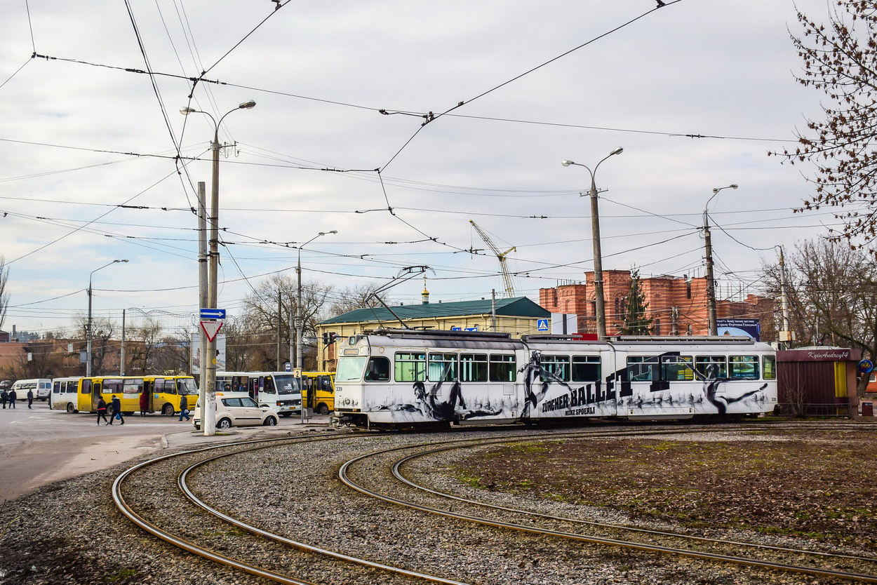 Винница, SWS/SIG/BBC Be 4/6 "Mirage" № 339; Винница — Транспорт в тематическом дизайне