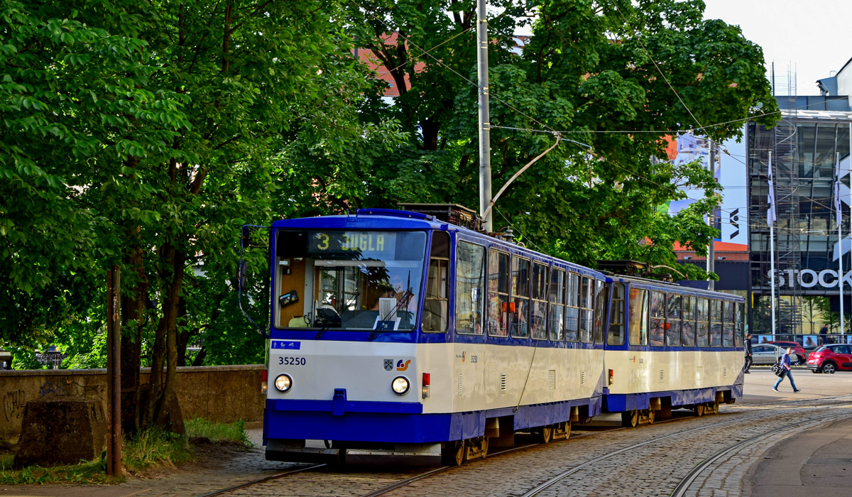 Riga, Tatra Т3MR (T6B5-R) # 35250 Riga, Tatra Т3MR (T6B5-R) # 35250