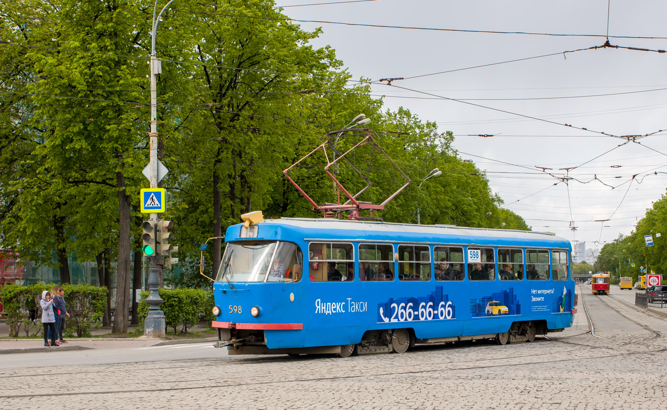 Екатеринбург, Tatra T3SU № 598