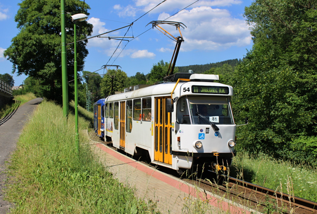 Ліберац — Ябланец-над-Нісаў, Tatra T3R.PLF № 54 Ліберац — Ябланец-над-Нісаў, Tatra T3R.PLF № 54