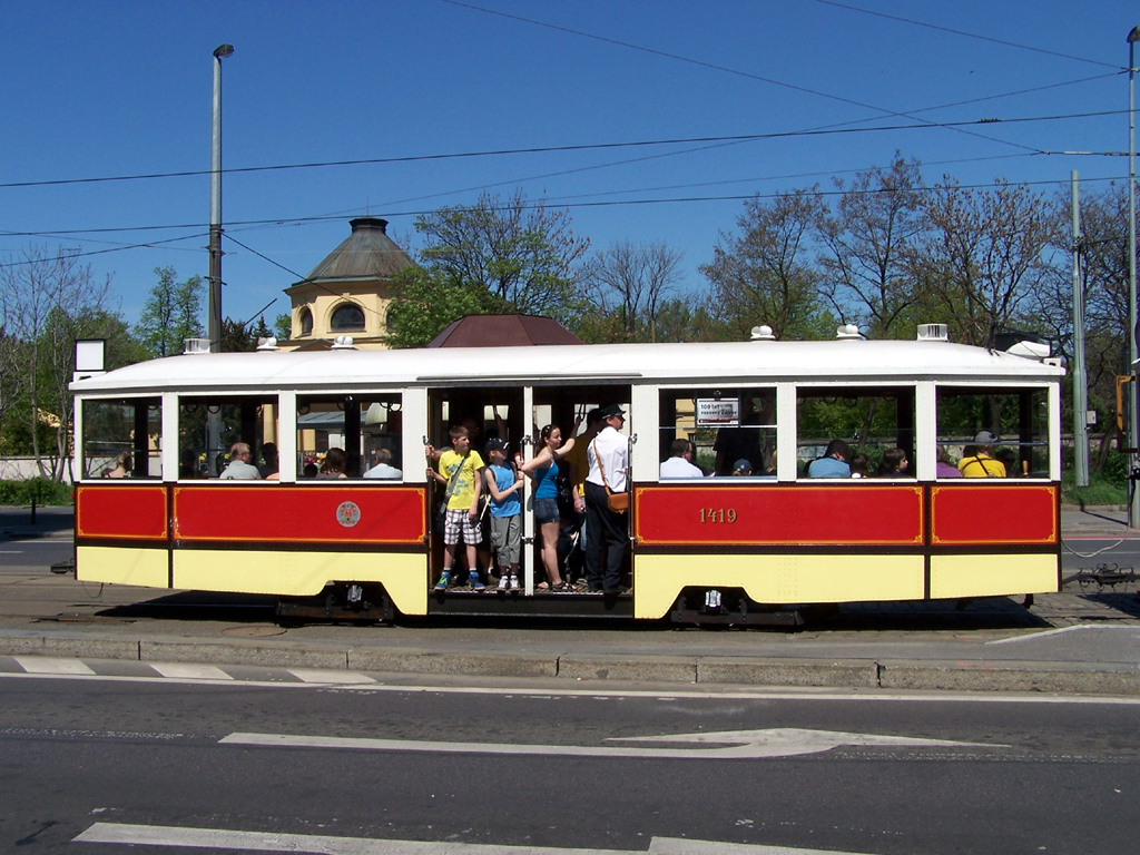 Прага, Ringhoffer серии 1301-1580 № 1419; Прага — День открытых дверей Депо Жижков 28.04.2012